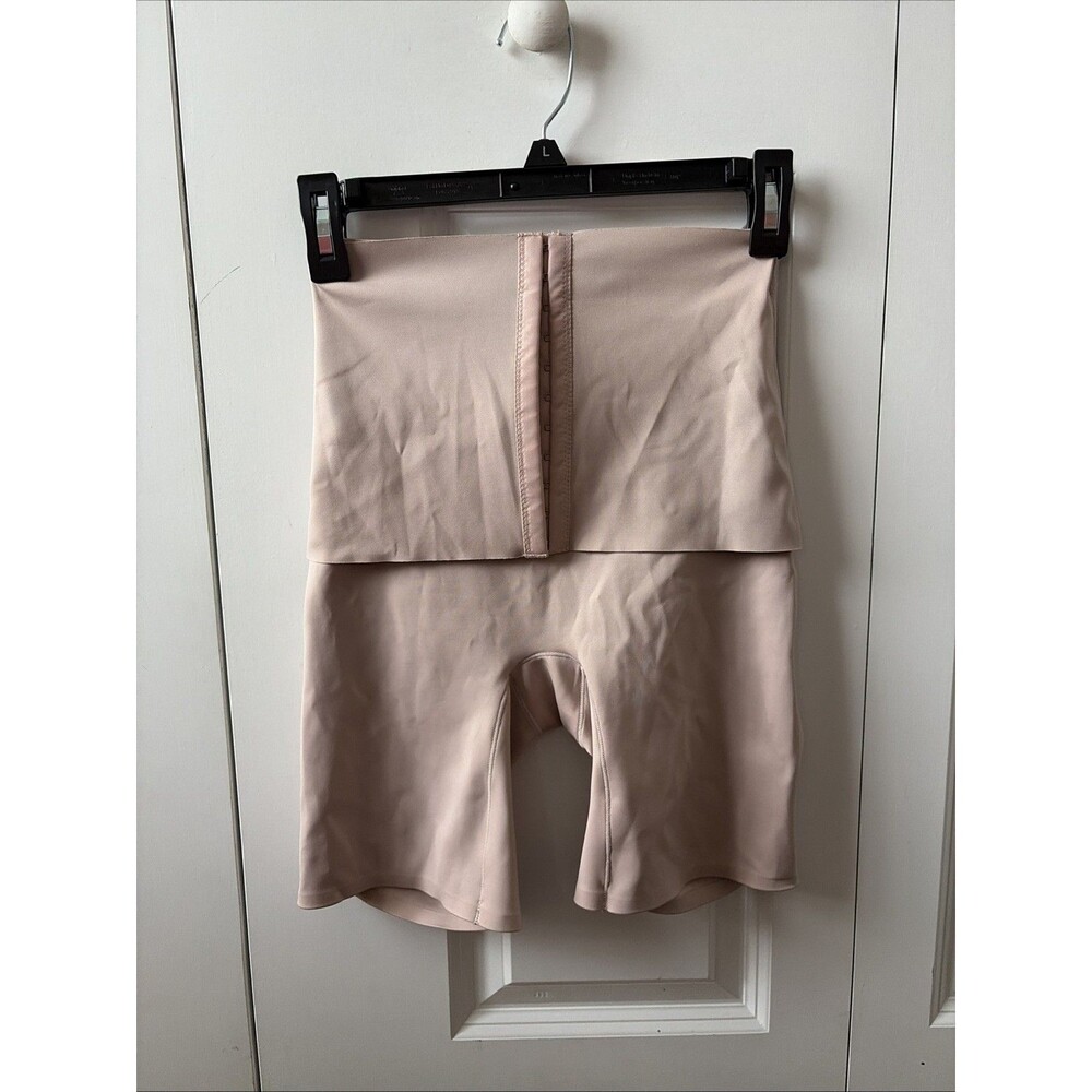 Skinnygirl Shaping Shorts Shaper Tummy Thigh Slimmer Beige Size Medium